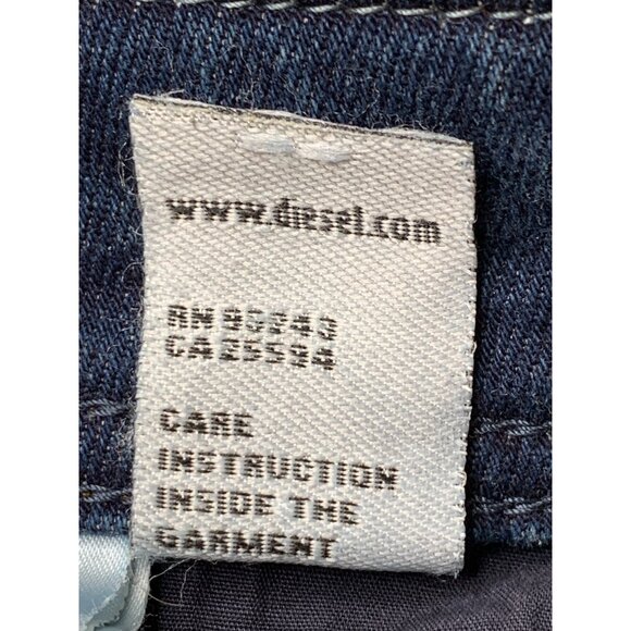 Diesel Sleenker Slim-Skinny Mens Jeans Size 31 x 31 Distress Stretch RAA10420 - Picture 7 of 9